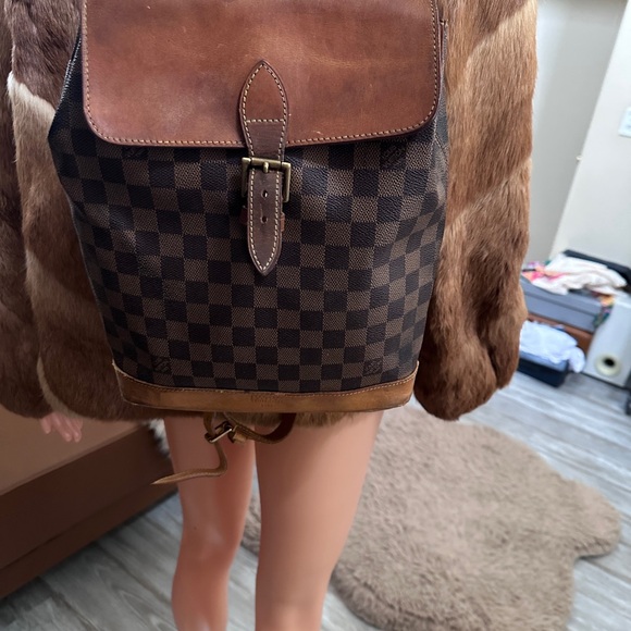 Louis Vuitton Brown Checkered Backpack - Picture 3 of 16